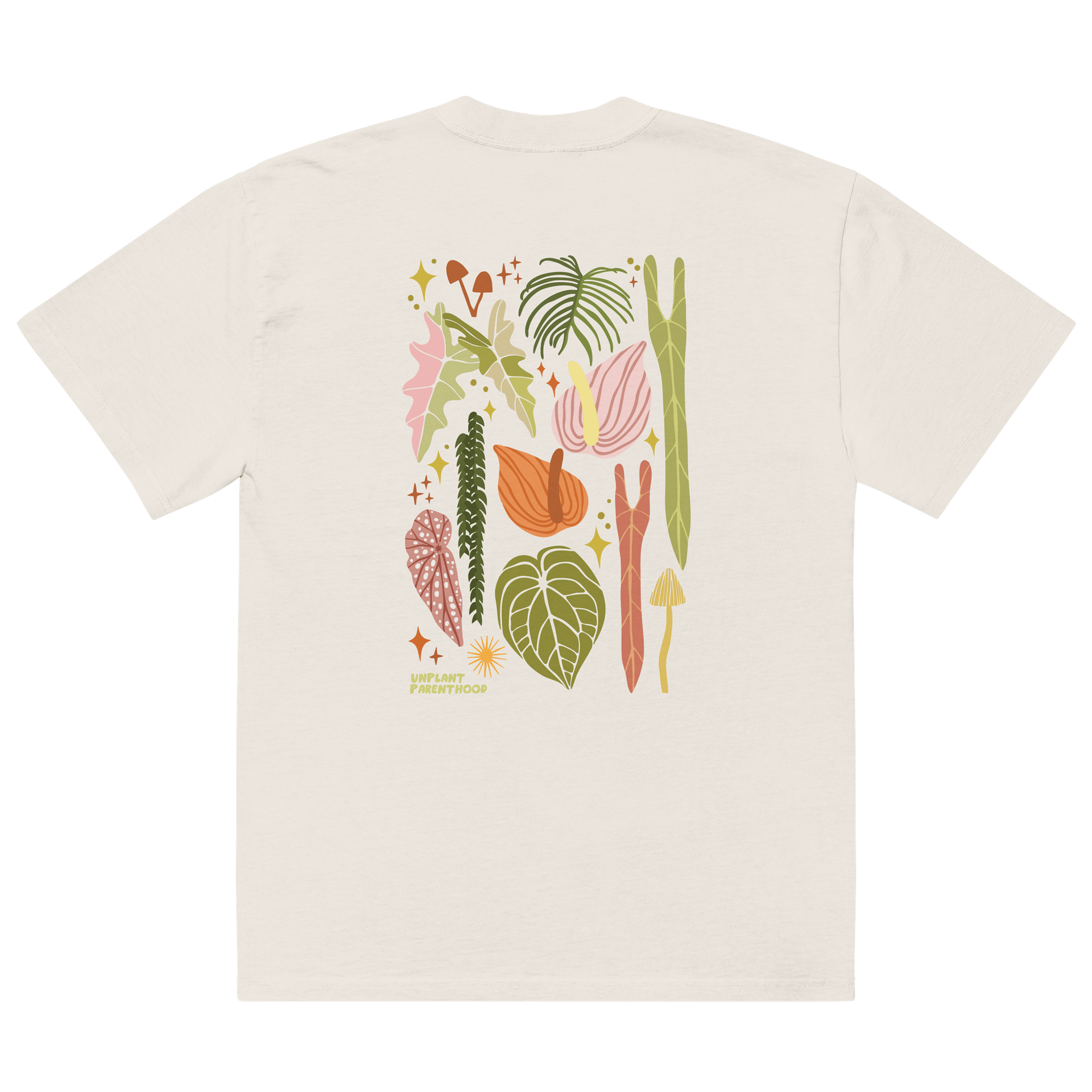 AROID COLLAGE (back only) - Oversized Faded T-Shirt product image (3)