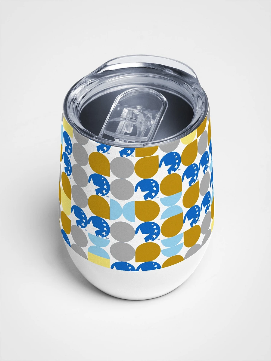 Tumbler with Lid featuring Icon Pattern product image (4)