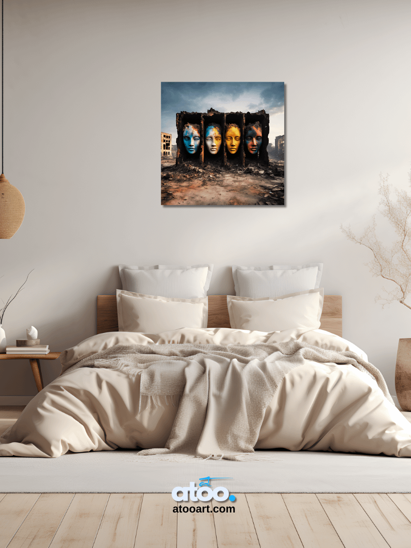 Elegy to Humanity - 12 | Canvas Art Painting product image (4)