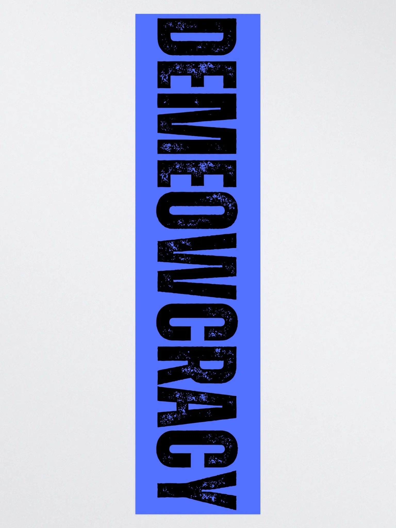 DEMEOWCRACY Blue Bumper Stickers product image (3)