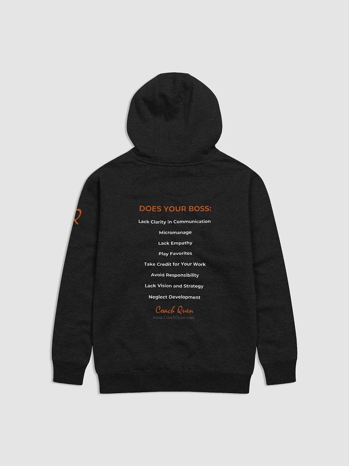 Bad Boss Buster White Logo Unisex Hoodie product image (2)