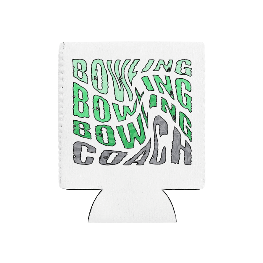 Bowling Coach Wavey Can Cooler product image (1)