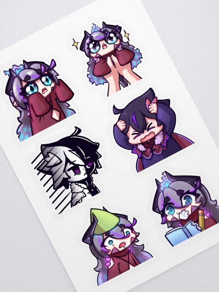 Phibi (& Phlyo) Sticker Sheet Nr.2 product image (2)