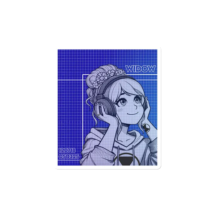 Widow Blueprint Magnet product image (2)