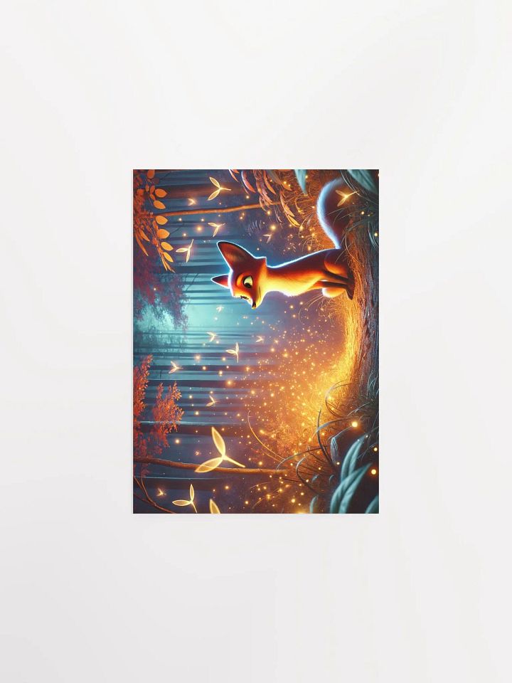 Enchanted Forest Fox Premium Matte Poster product image (1)
