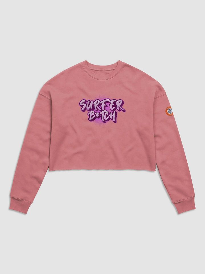 Surfer B*tch Women's Cropped Sweatshirt product image (1)
