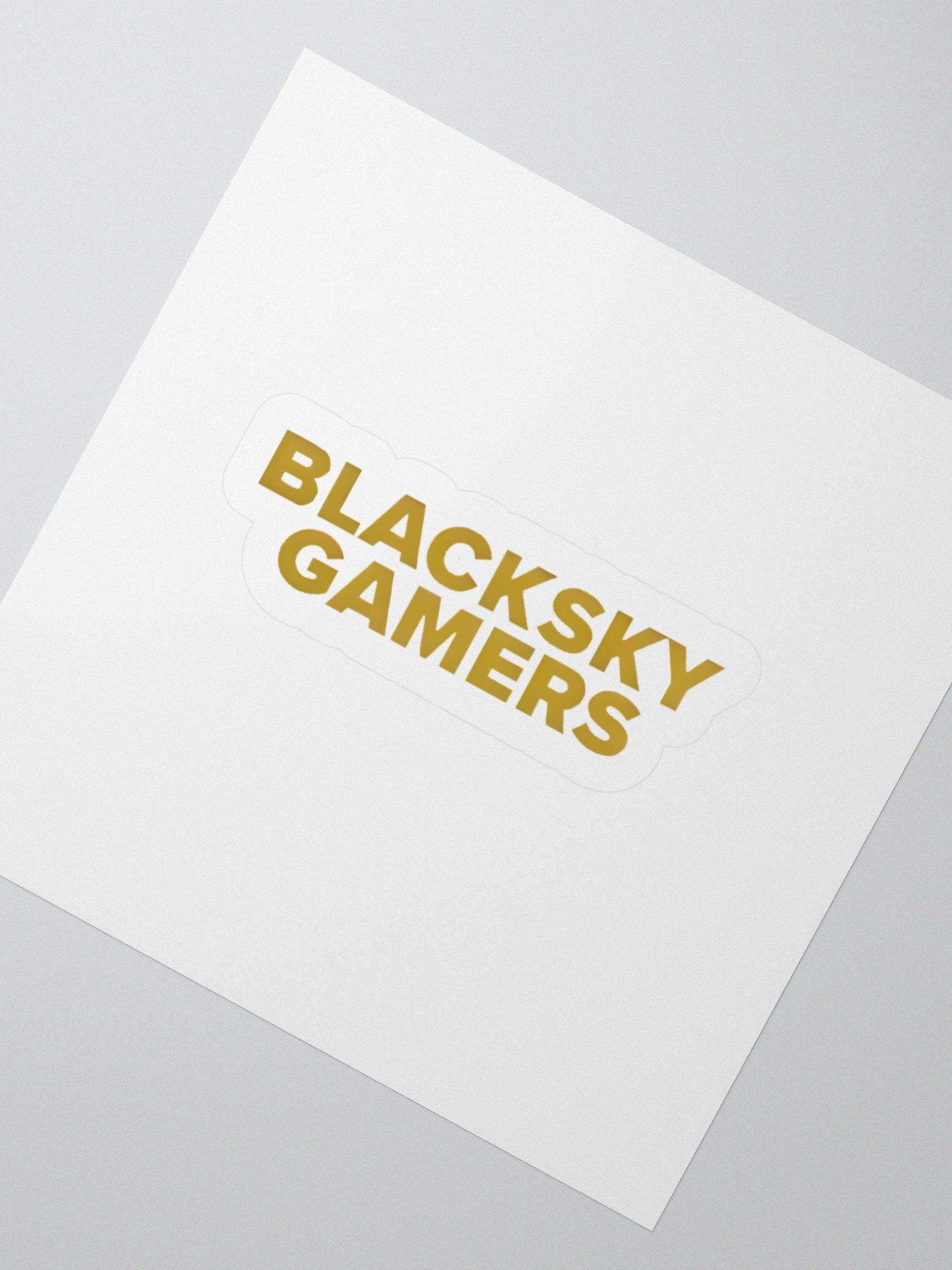 Gilded BlackSkyGamers Kiss Cut Stickers product image (2)