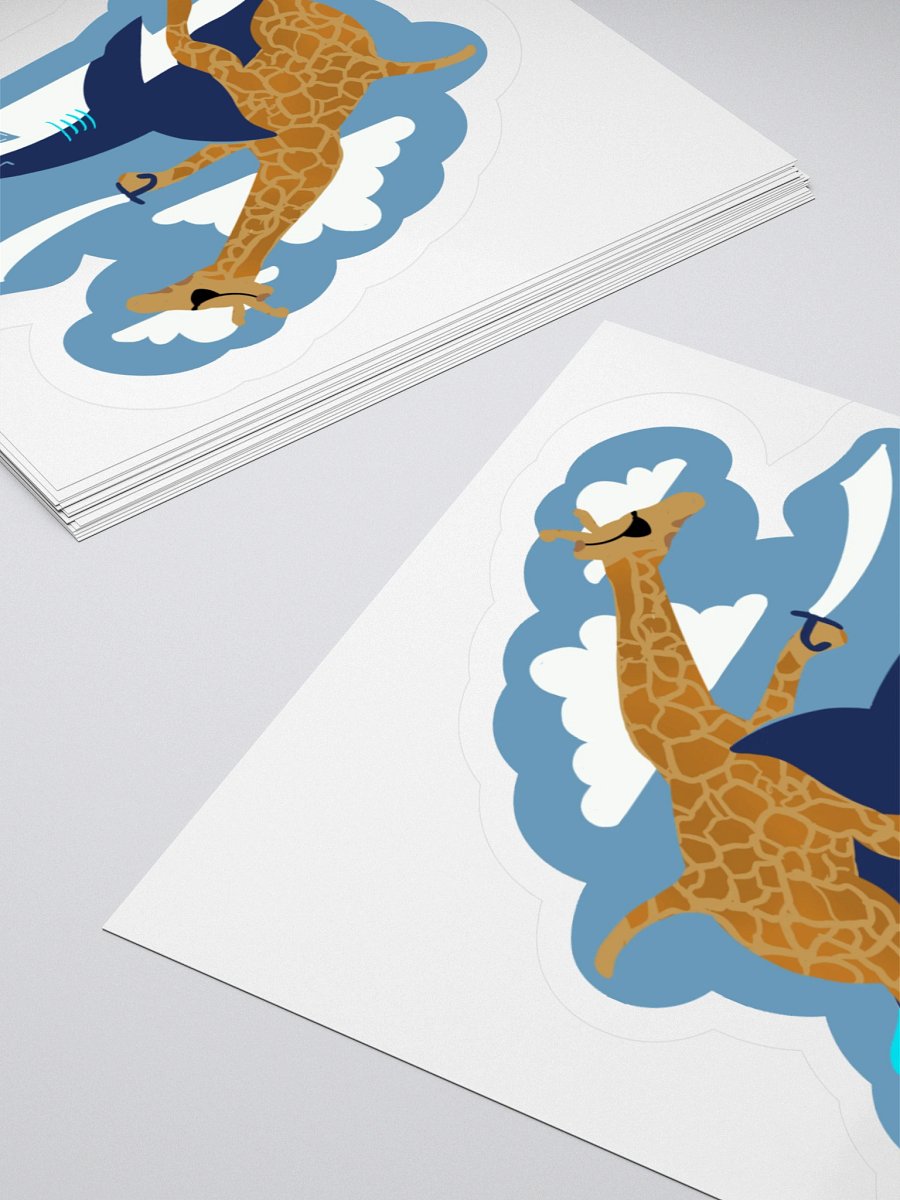 Giraffe Attack! Sticker product image (4)