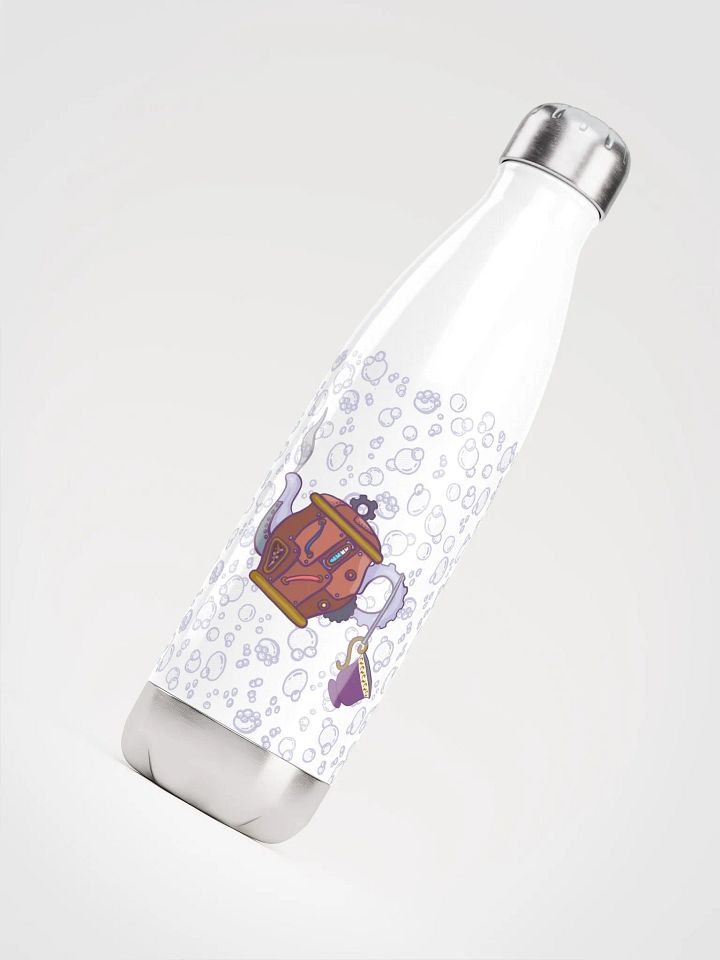 Time for Tea - Steampunk - White Water Bottle product image (1)