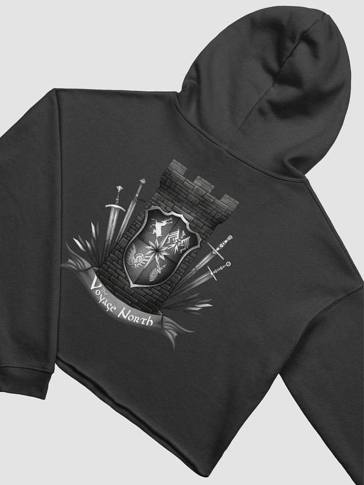 Crop Hoodie Back Design/ Greyscale logo 2025 Exclusive product image (1)
