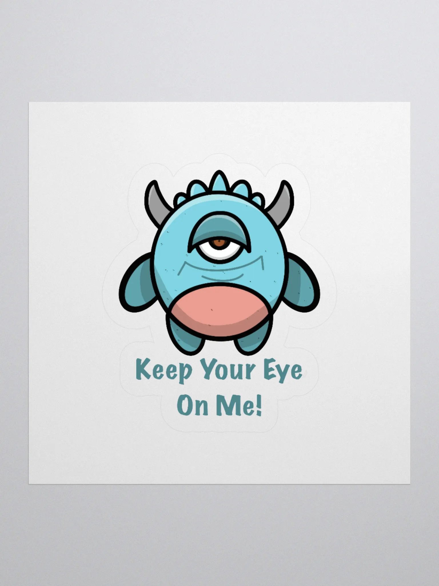 Keep Your Eye On Me Kiss Cut Stickers product image (1)