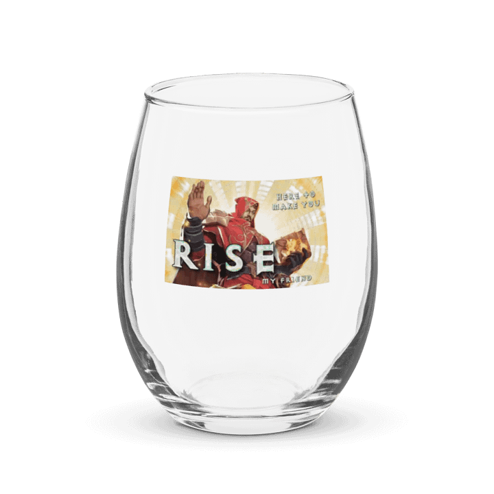 Make You Rise Wine Glass product image (1)