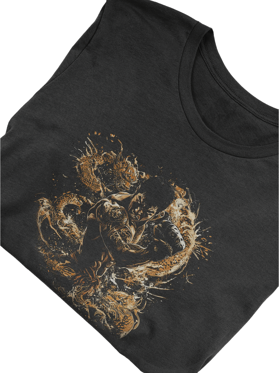 Fighter Theme T-Shirt, Martial Arts Style Graphic Tee product image (8)