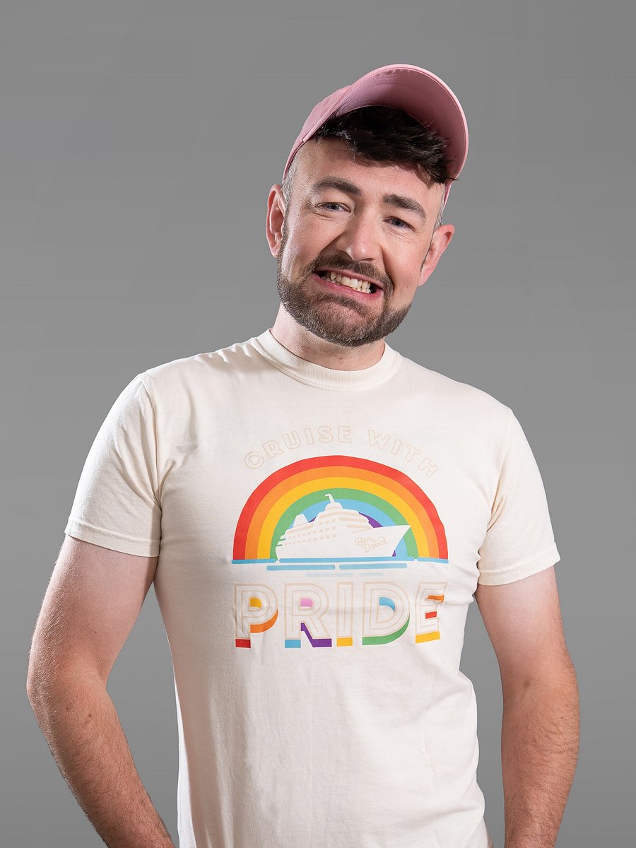 Women's Cruise with Ben and David Rainbow Pride T-Shirt - Natural product image (4)