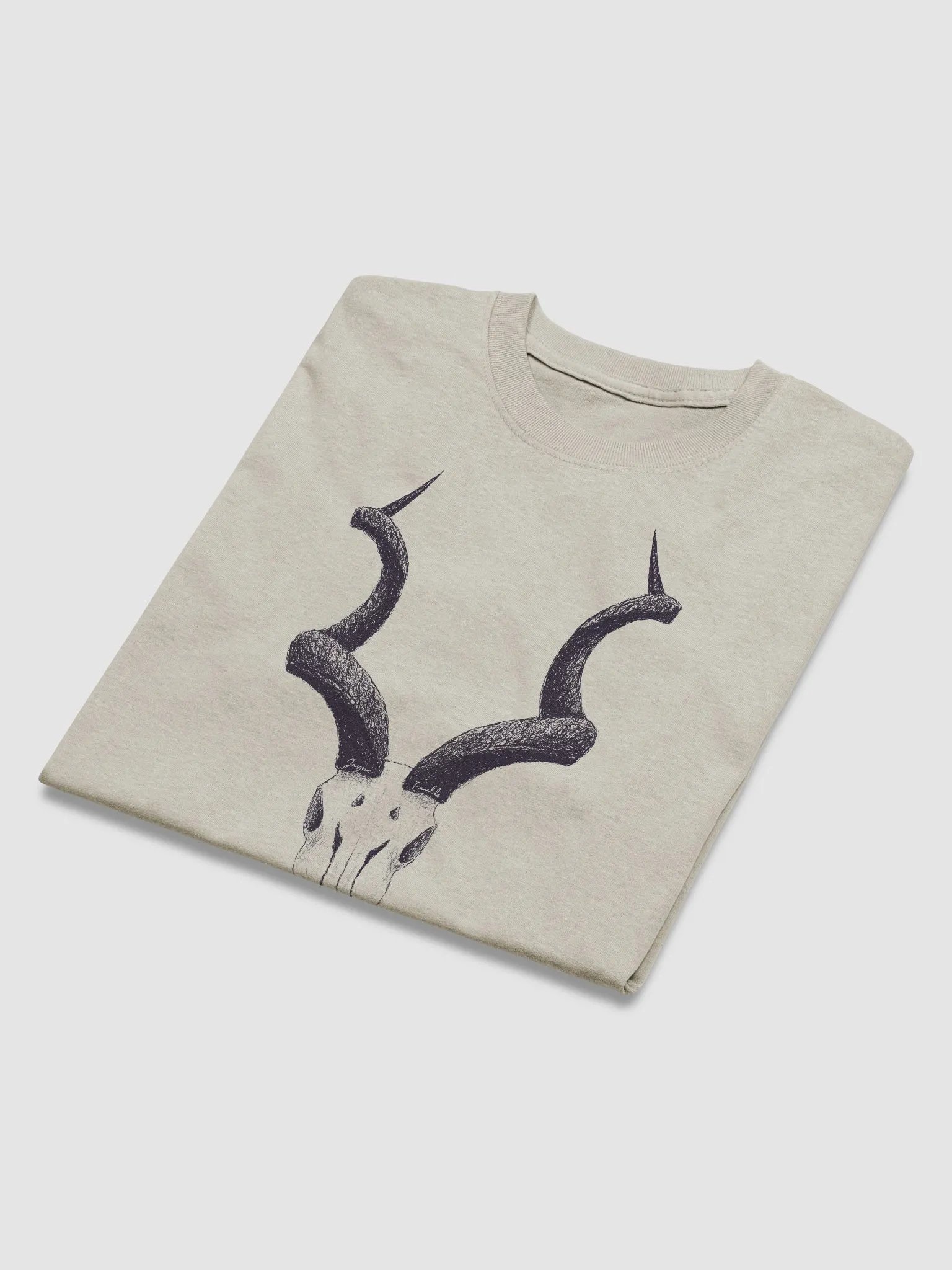 Kudu Skull (Dark) Unisex Tee product image (5)