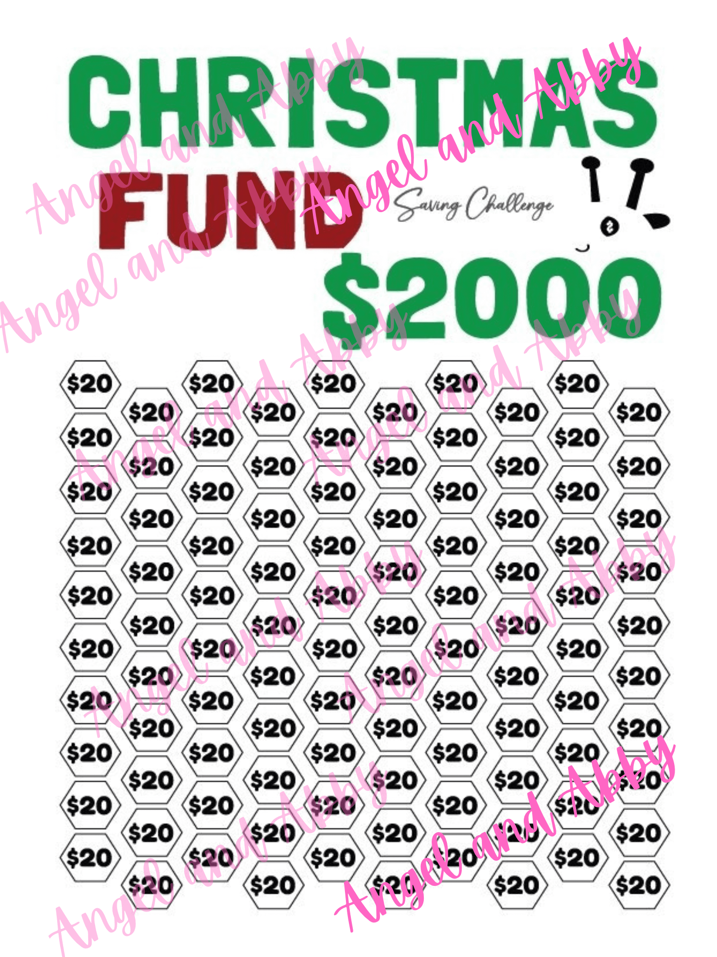 Christmas Fund Savings Challenge product image (1)