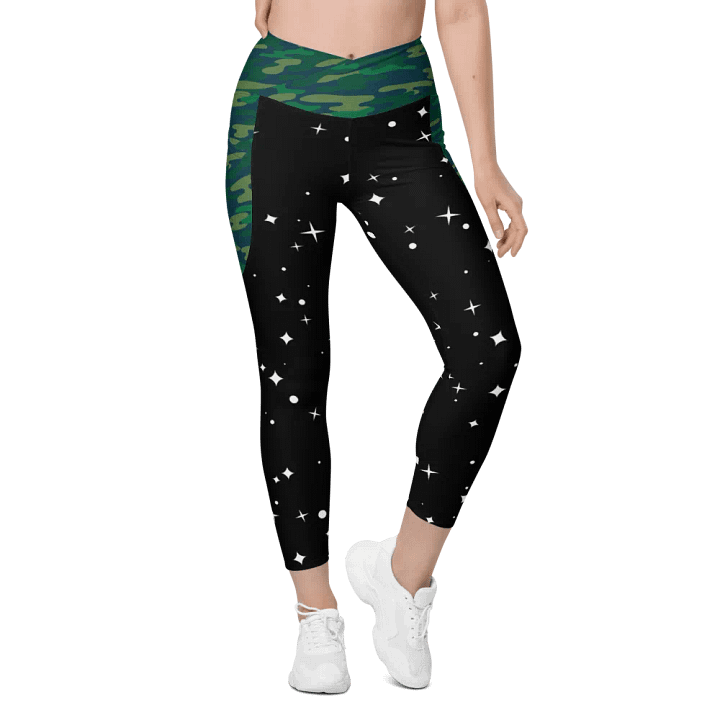 Starry Night Crossover Leggings with Pockets M.P. Thompson product image (1)