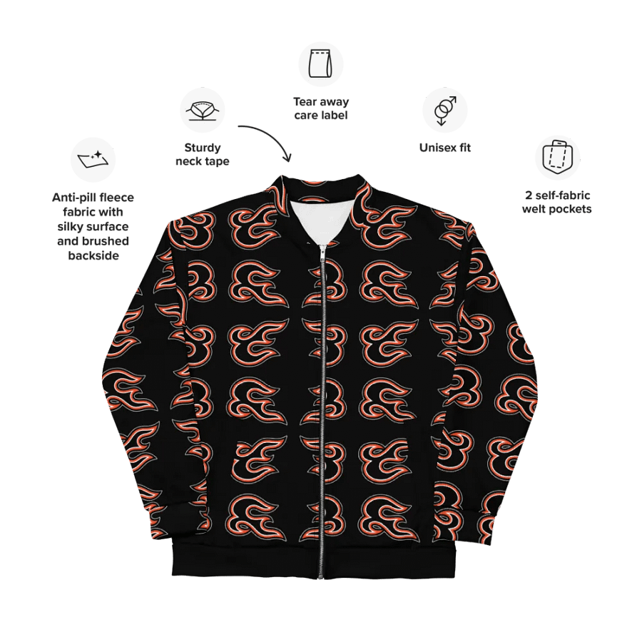 Utah Blaze Unisex Bomber Jacket by Subicolor product image (9)