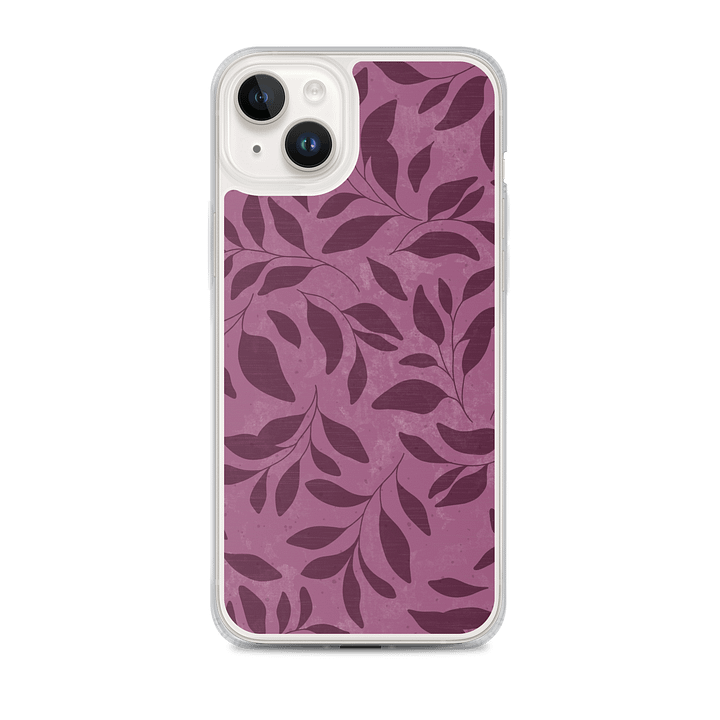Midnight Foliage Magenta MagSafe Soft Case for iPhone product image (1)