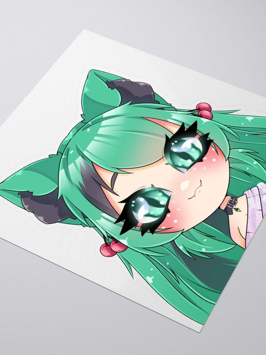 Mintzey Moon Half Chibi (Sweater) (Half Border) Sticker product image (9)
