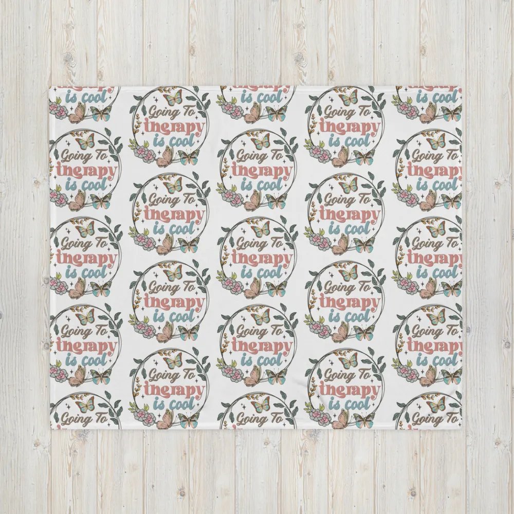 Going To Therapy Is Cool Blanket product image (6)