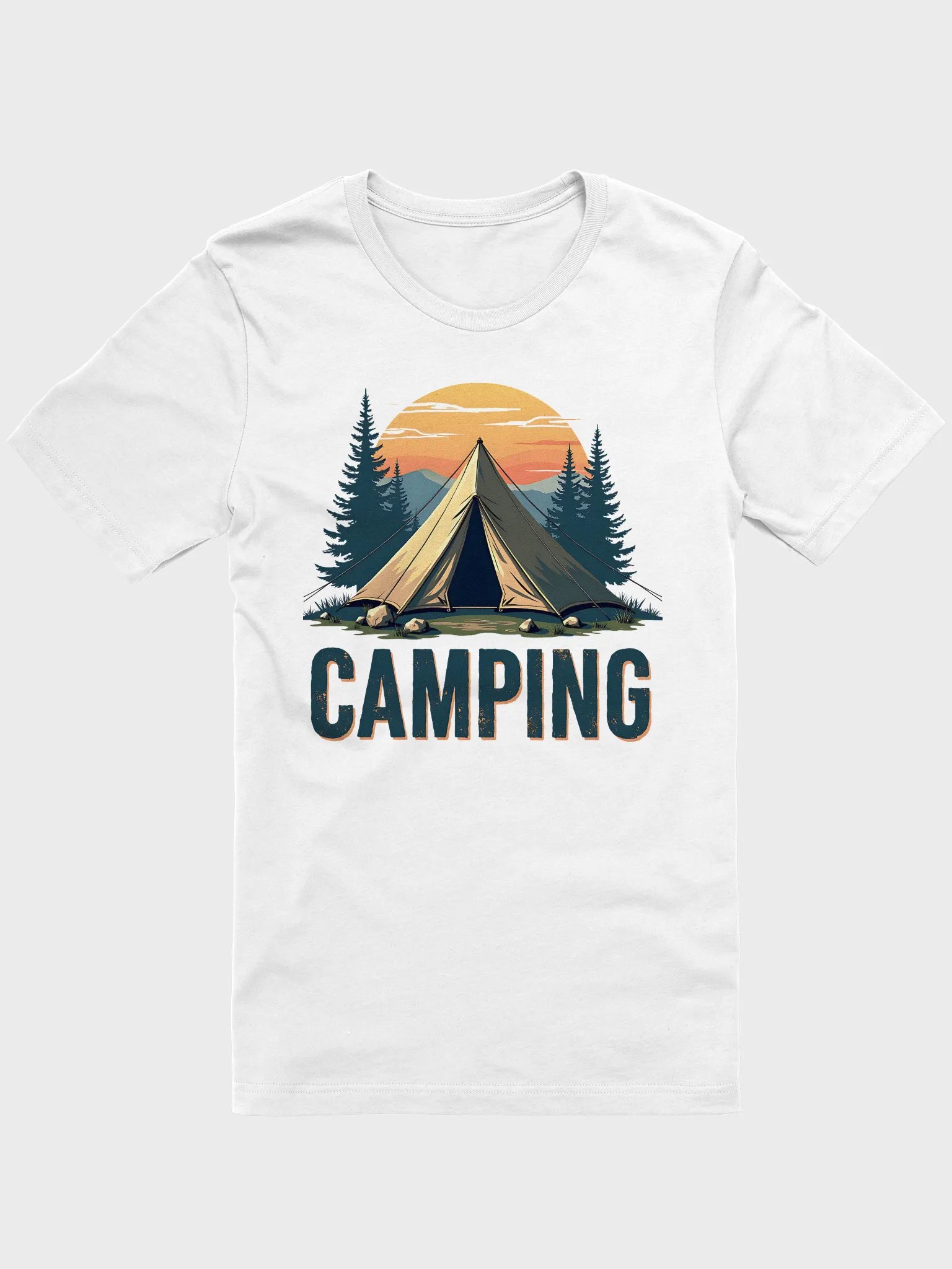 Camping With Tent At Sunset In The Mountains product image (1)