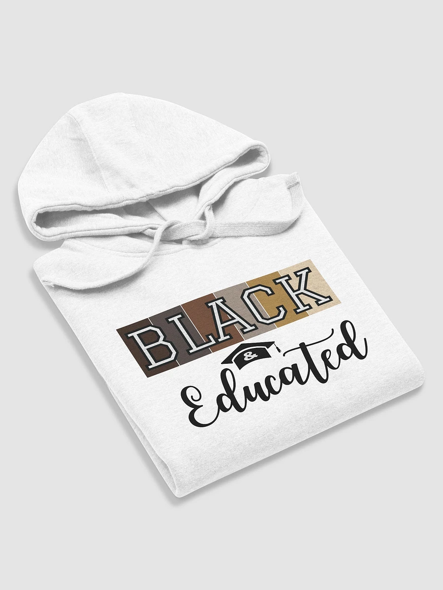 Black & Educated Varsity/Script Classic Pullover Hoodie product image (56)