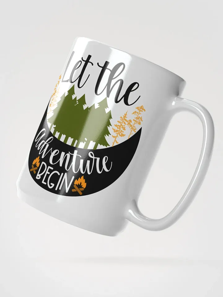 Adventure Begins White Coffee Mug product image (2)