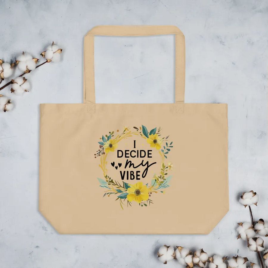 I Decide My Vibe Tote product image (4)