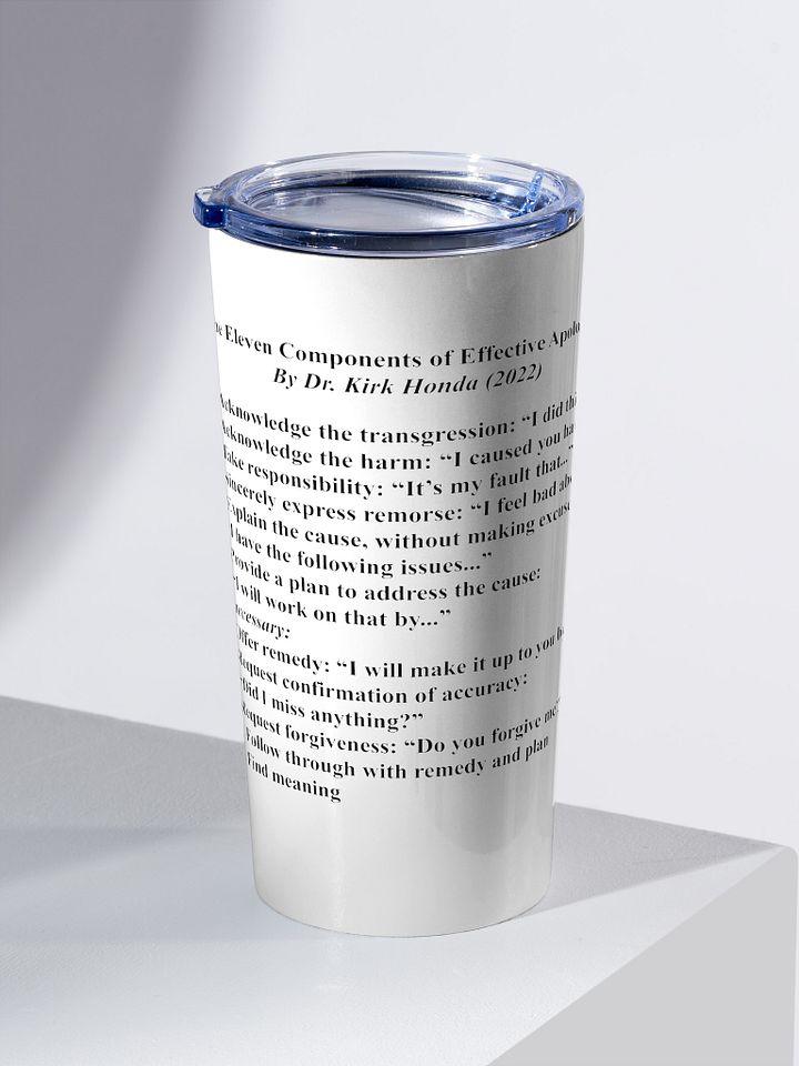 Effective Apologies - Tumbler product image (2)