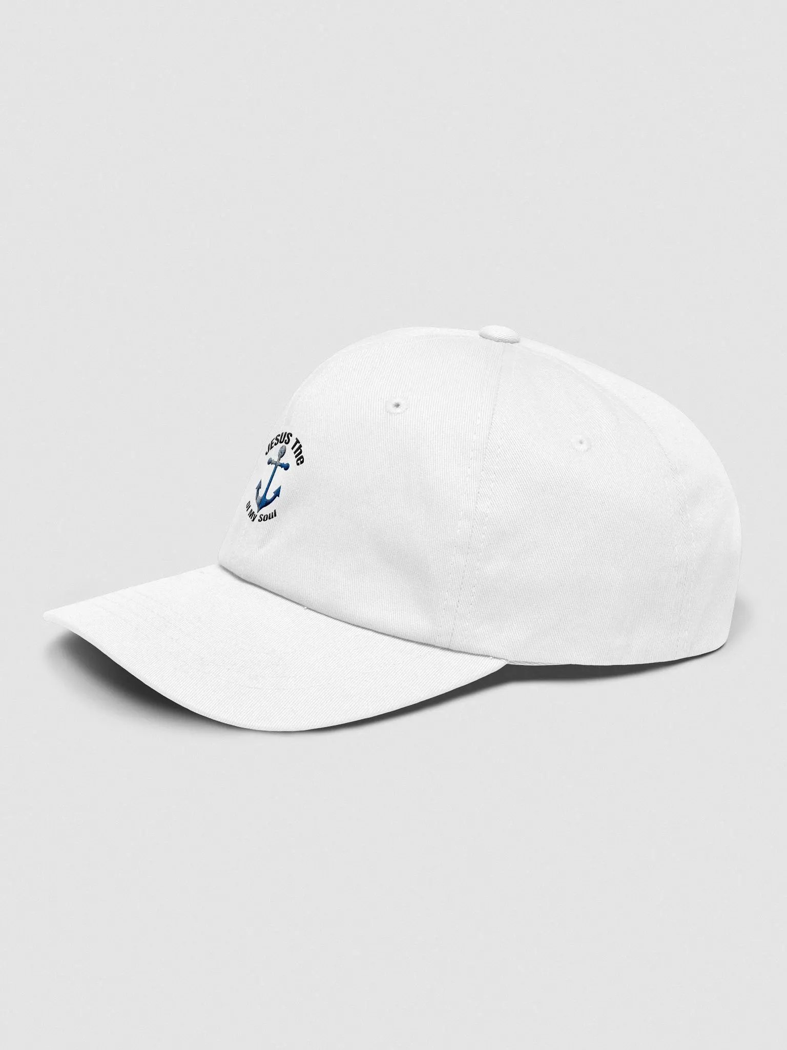 JESUS THE ANCHOR OF MY SOUL Vintage Anchor Distressed Dad Hat product image (3)
