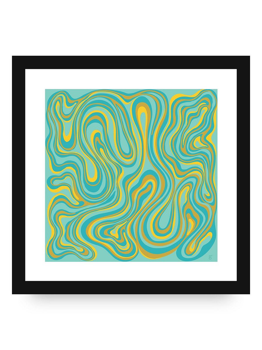 Fluid Harmony Enhanced Matte Poster - Stone No. 1 product image (5)