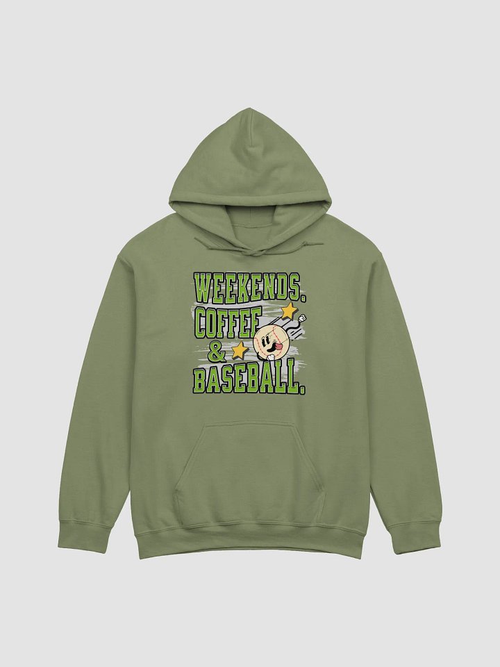 Weekends Coffee And Baseball Warrior Hoodie product image (16)