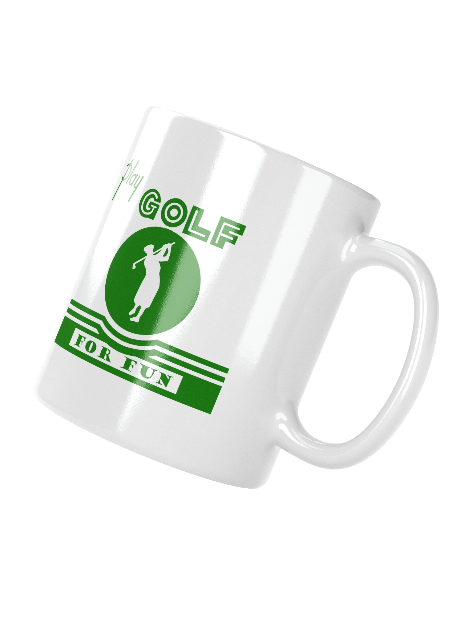 'Golf for Fun' White Mug product image (3)