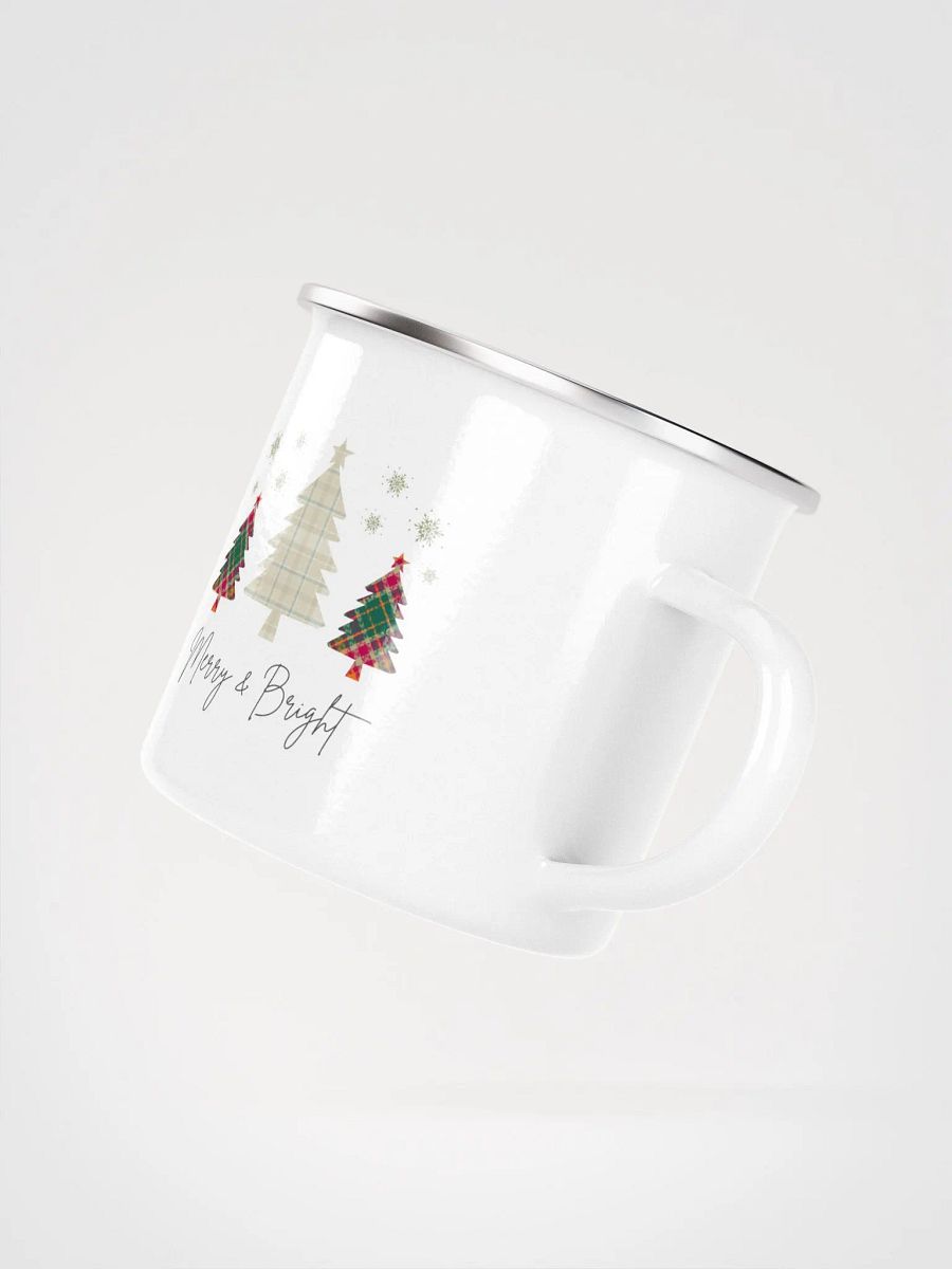 Plaid Christmas Enamel Mug product image (4)