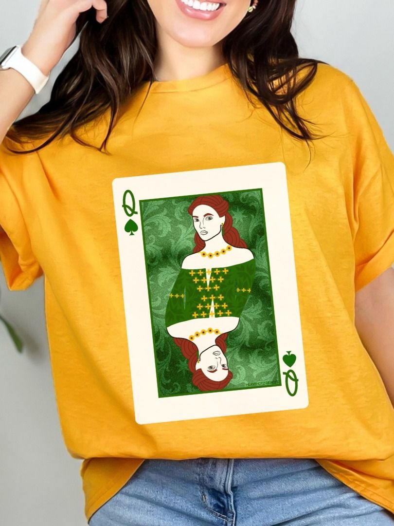 Team Green Fantasy Graphic Tee - Queen of Hearts Inspired Shirt product image (2)