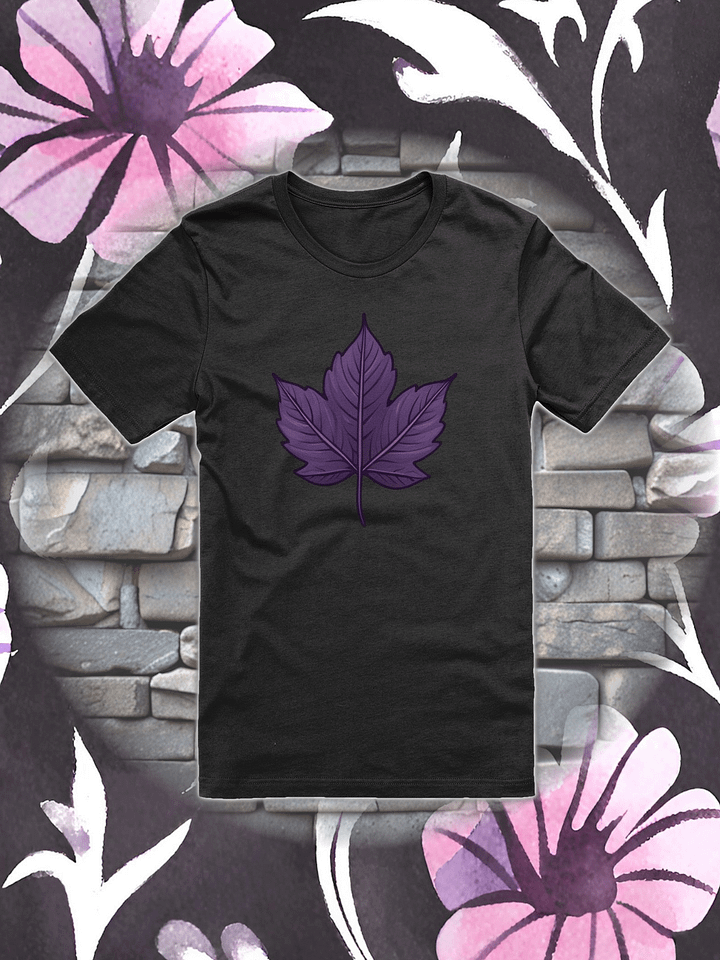 Purple Leaf T-shirt product image (18)