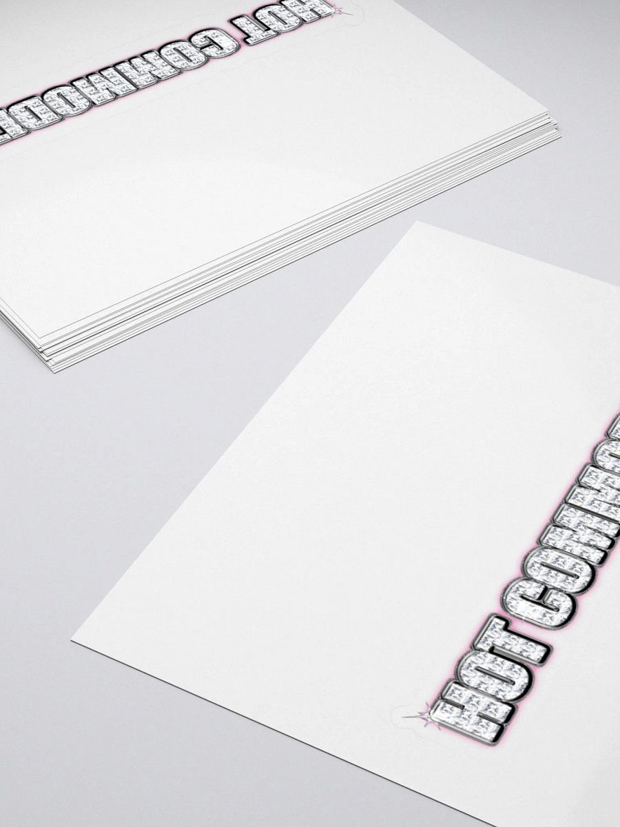 Hot Commodity Sticker (White) product image (13)