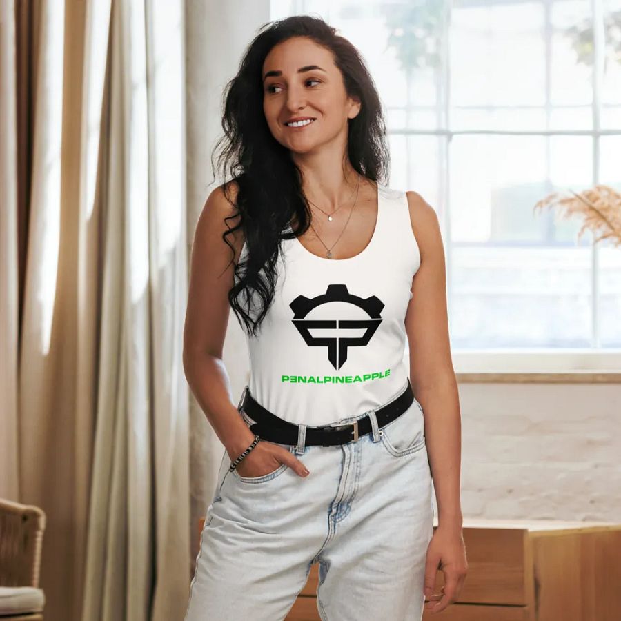 P3nAlPineapple - Women's White Tank Top product image (1)