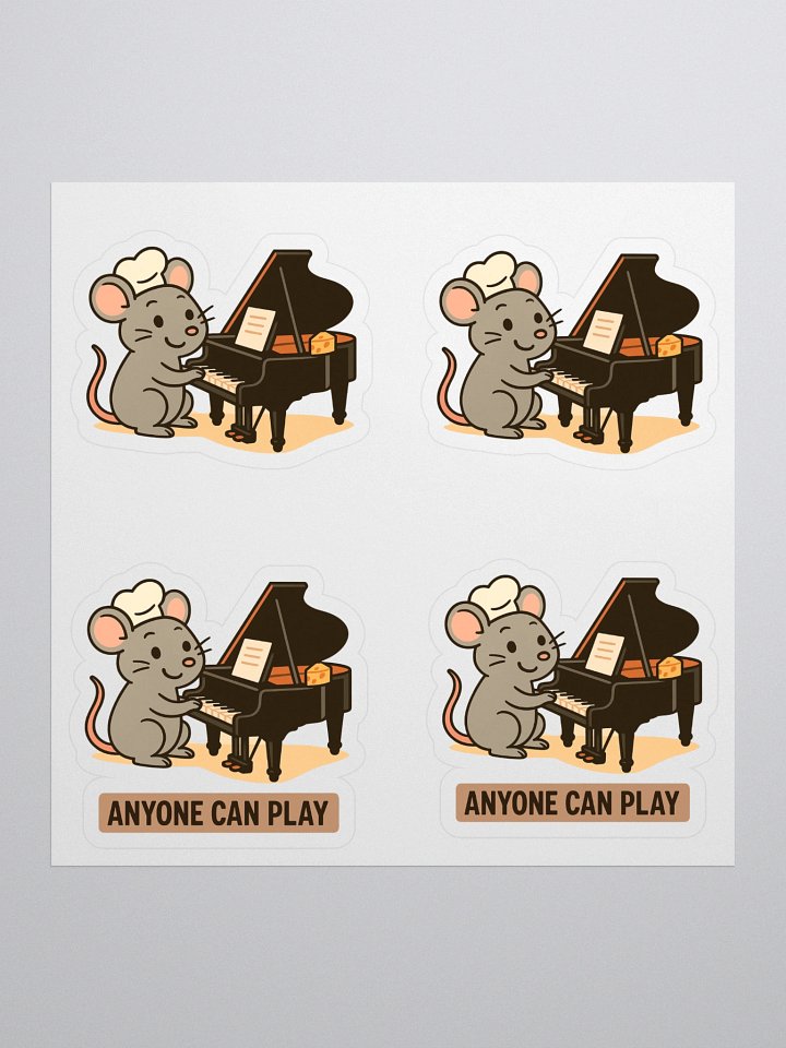 "Anyone can play" Stickers product image (1)
