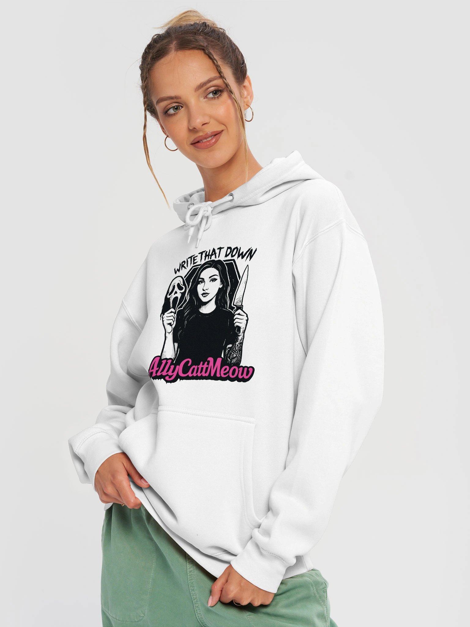 Ally mask hoodie product image (2)