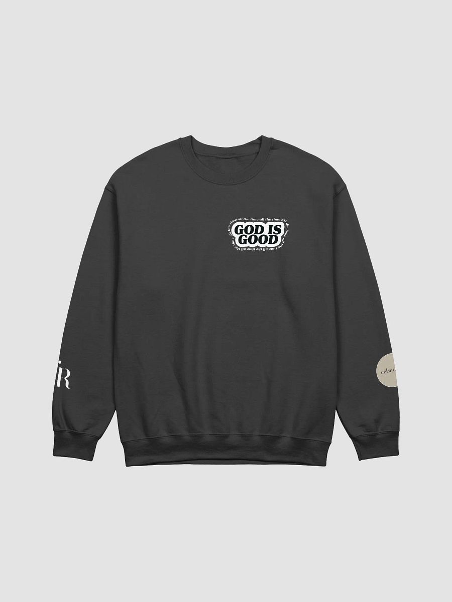 BLACK God is Good Sweatshirt product image (1)
