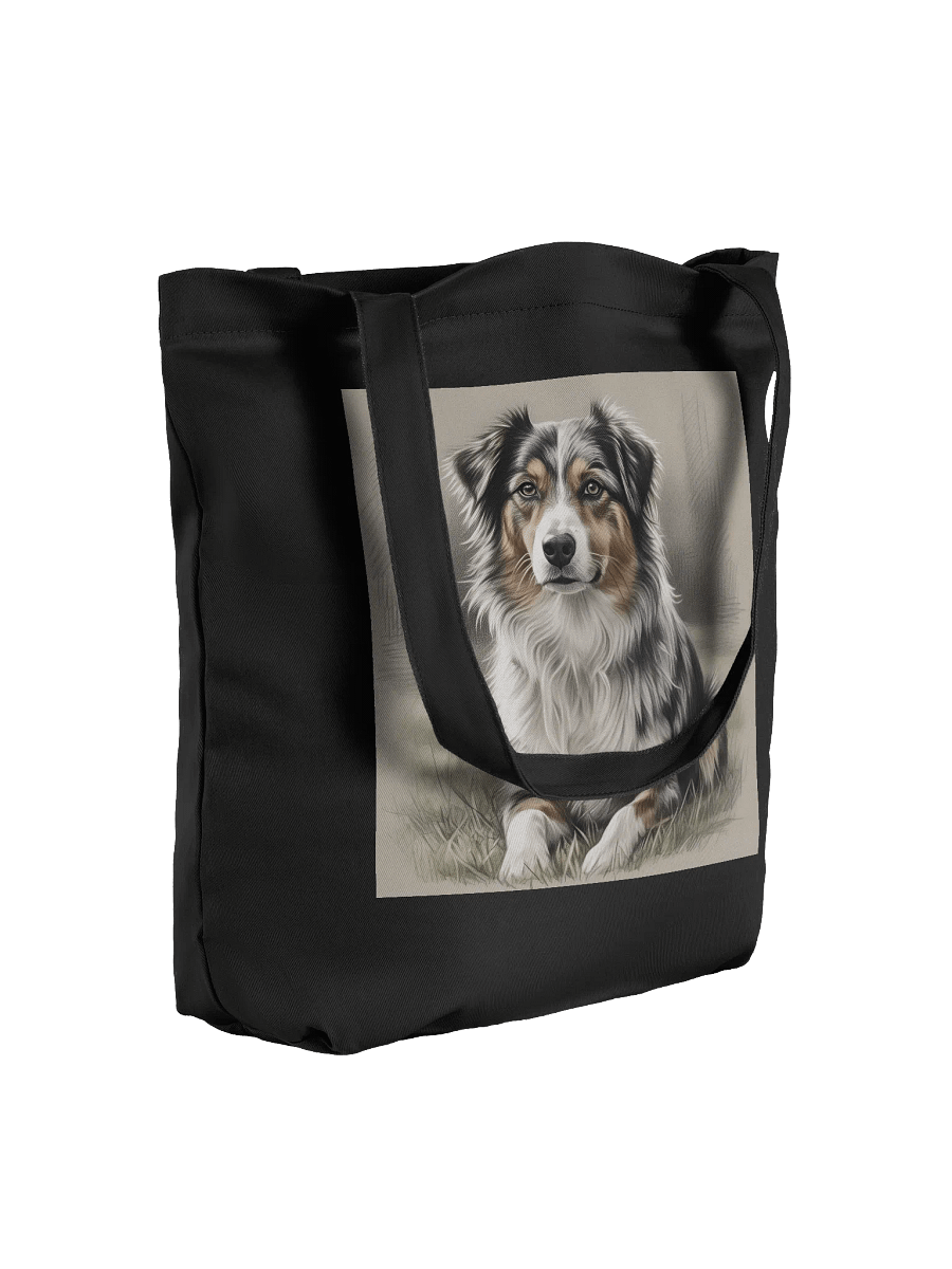 Australian Sheepdog Pencil Sketch 2 Tote Bag product image (4)