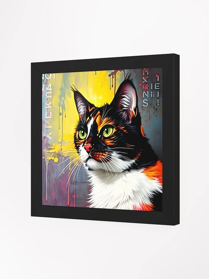 Vibrant Cat Eyes Matte Poster product image (7)