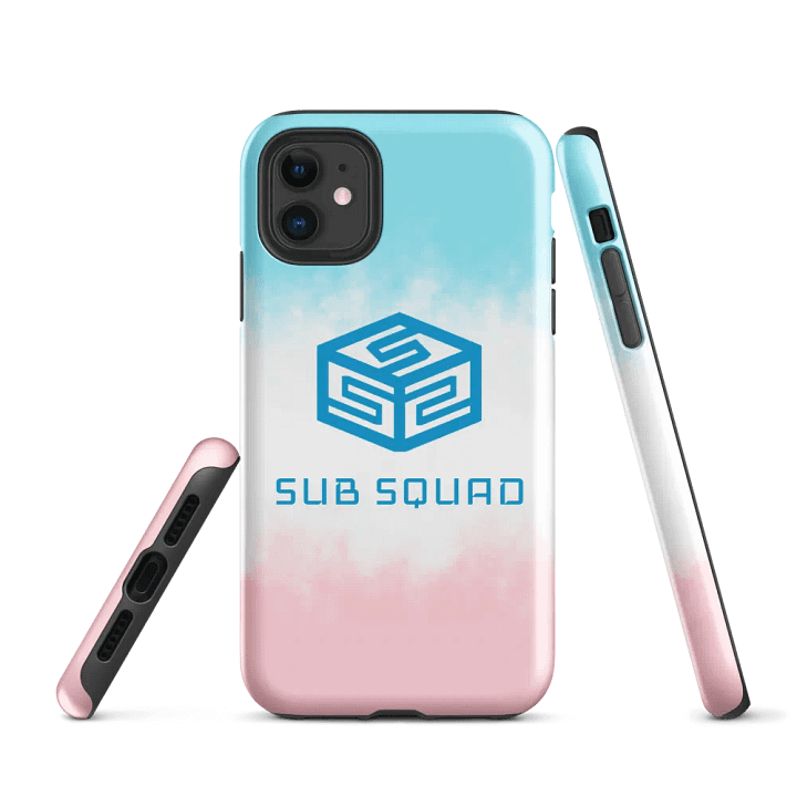 Sub Squad Official Tough iPhone® Case - Pink, White & Blue product image (1)