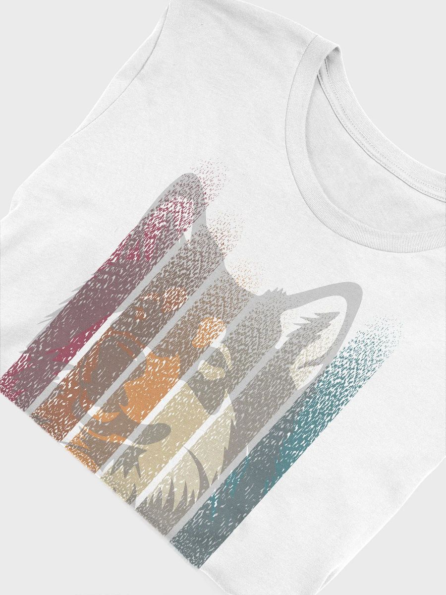 Alaskan Malamute Light Gradation Color Regular Fit T-shirt product image (5)