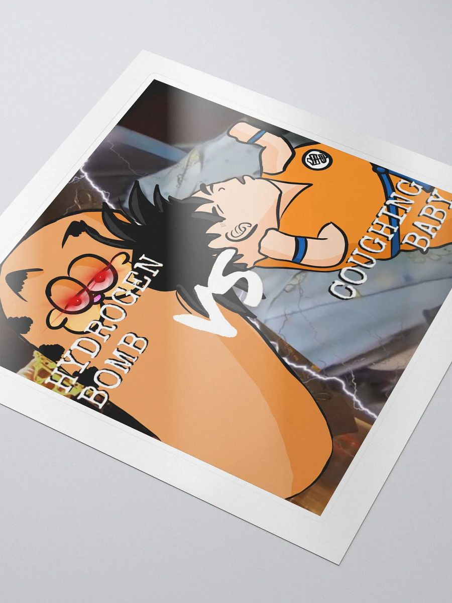 Garf vs Goku Sticker product image (3)
