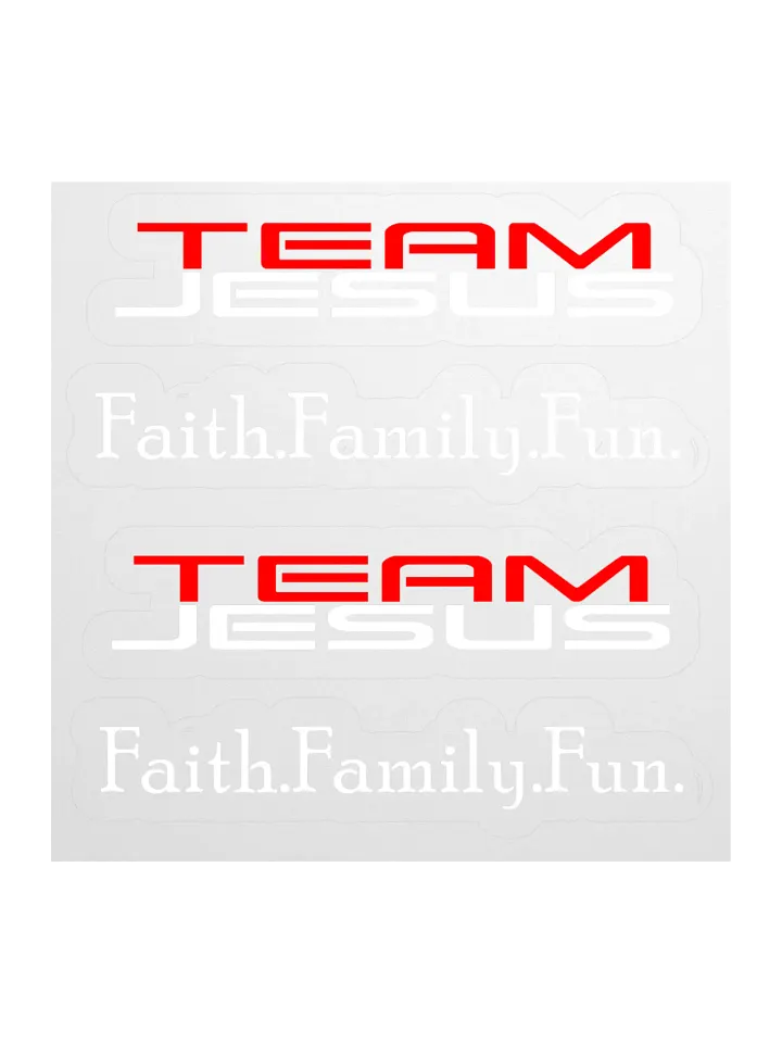Team Jesus Faith.Family.Fun. Sticker Set product image (2)