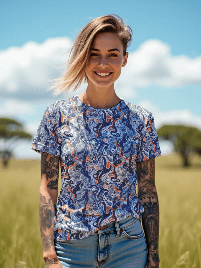 Liquid Energy | Women's Crew Neck T-Shirt product image (1)