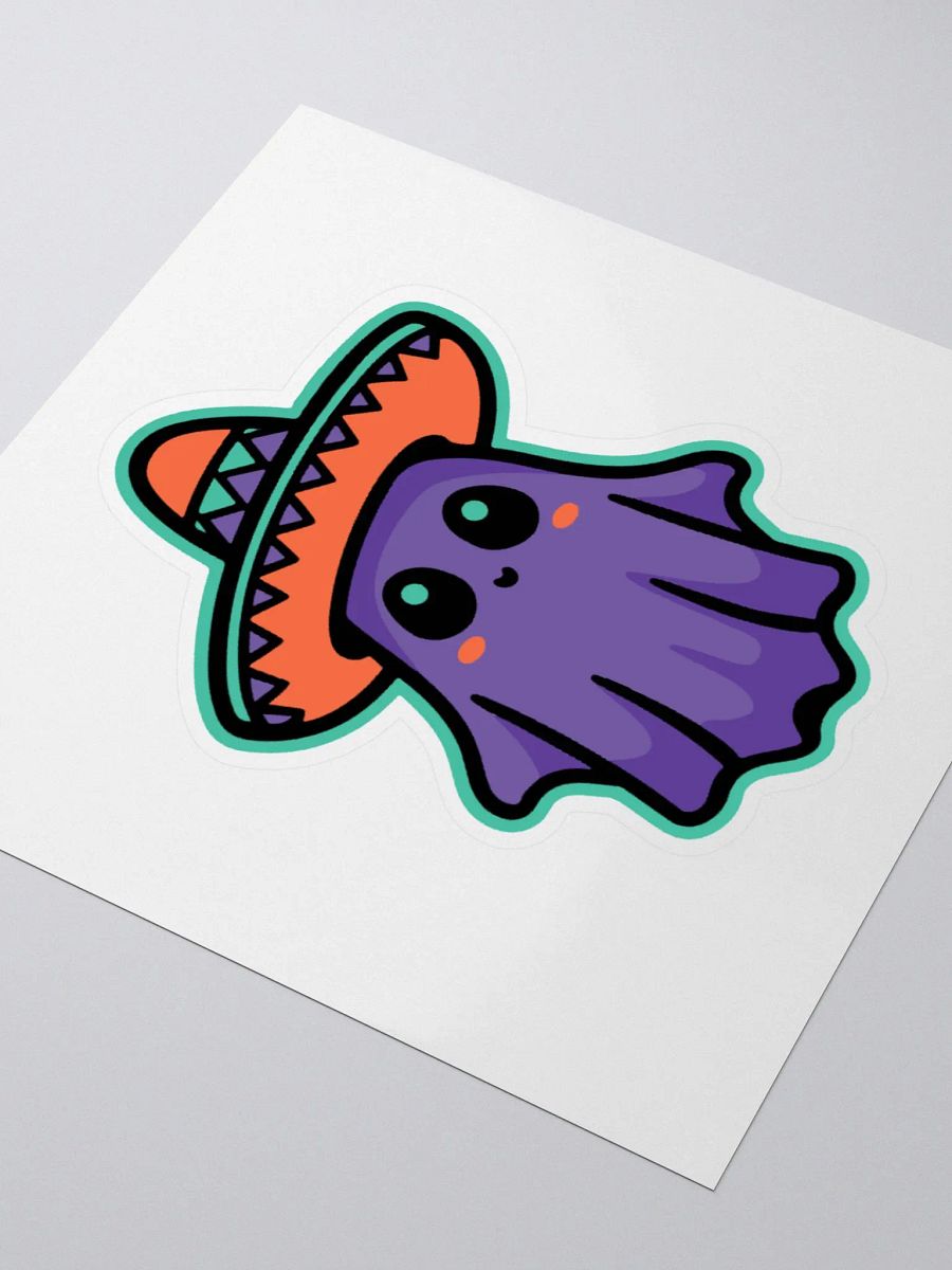 Purple Sombrero Ghost Sticker product image (3)